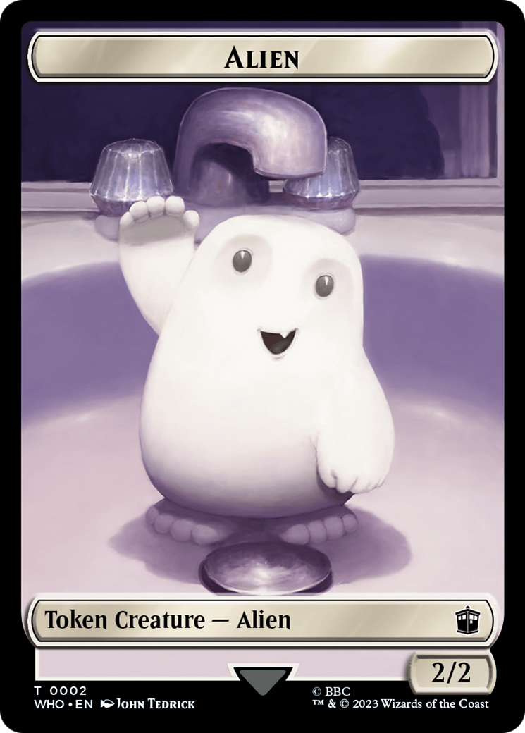 Alien // Clue (0023) Double-Sided Token [Doctor Who Tokens] | Gear Gaming Fayetteville