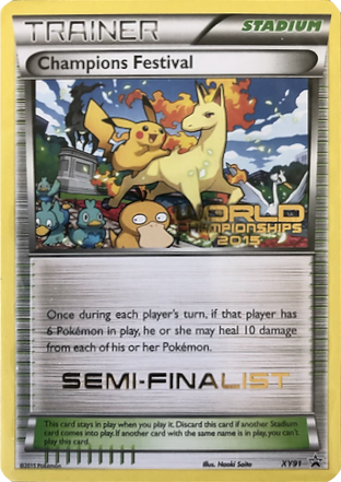 Champions Festival (XY91) (2015 Semi-Finalist) [XY: Black Star Promos] | Gear Gaming Fayetteville