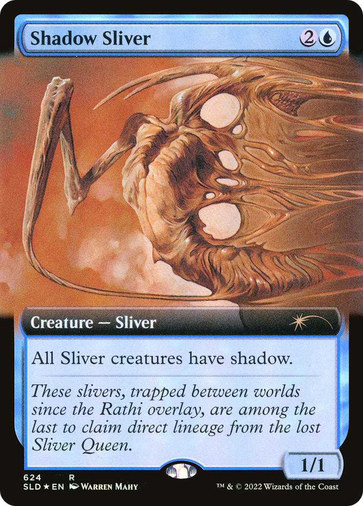 Shadow Sliver (Extended Art) [Secret Lair Drop Promos] | Gear Gaming Fayetteville