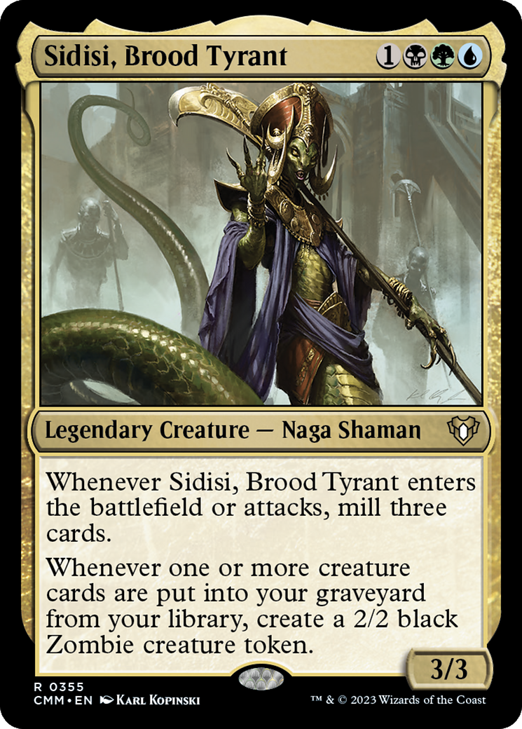 Sidisi, Brood Tyrant [Commander Masters] | Gear Gaming Fayetteville