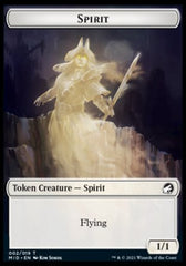 Spirit // Spider Double-Sided Token [Innistrad: Midnight Hunt Tokens] | Gear Gaming Fayetteville