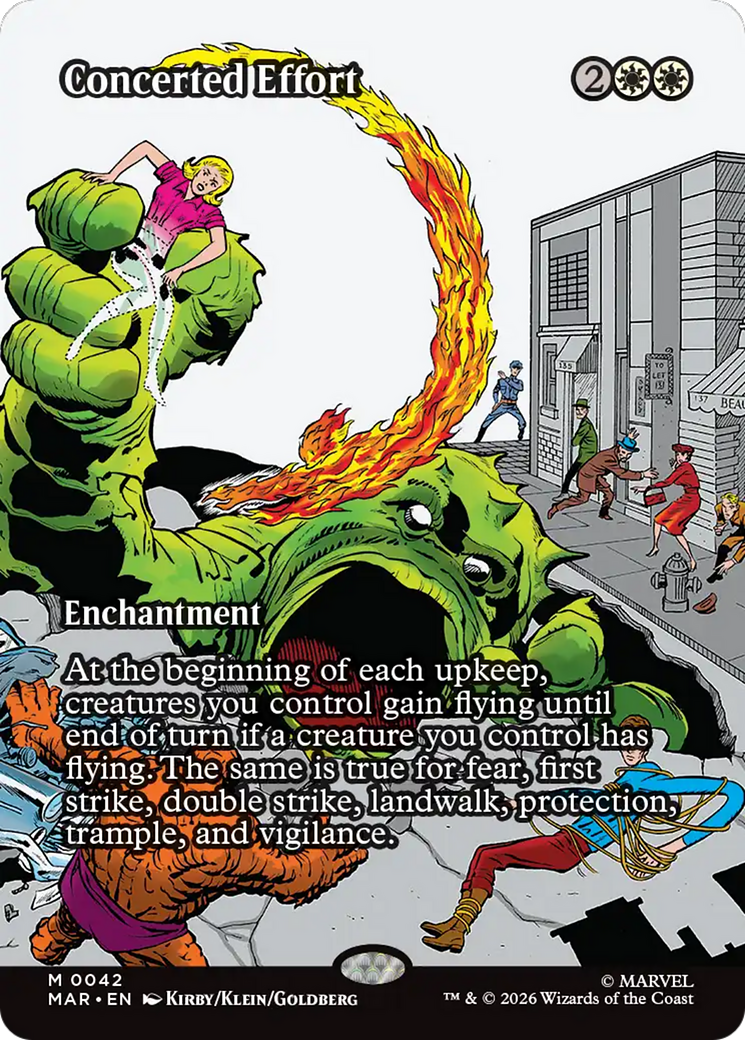 Concerted Effort (Borderless) [Marvel Universe: Eternal-Legal] | Gear Gaming Fayetteville