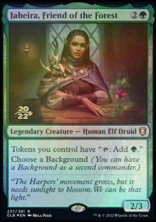 Jaheira, Friend of the Forest [Commander Legends: Battle for Baldur's Gate Prerelease Promos] | Gear Gaming Fayetteville