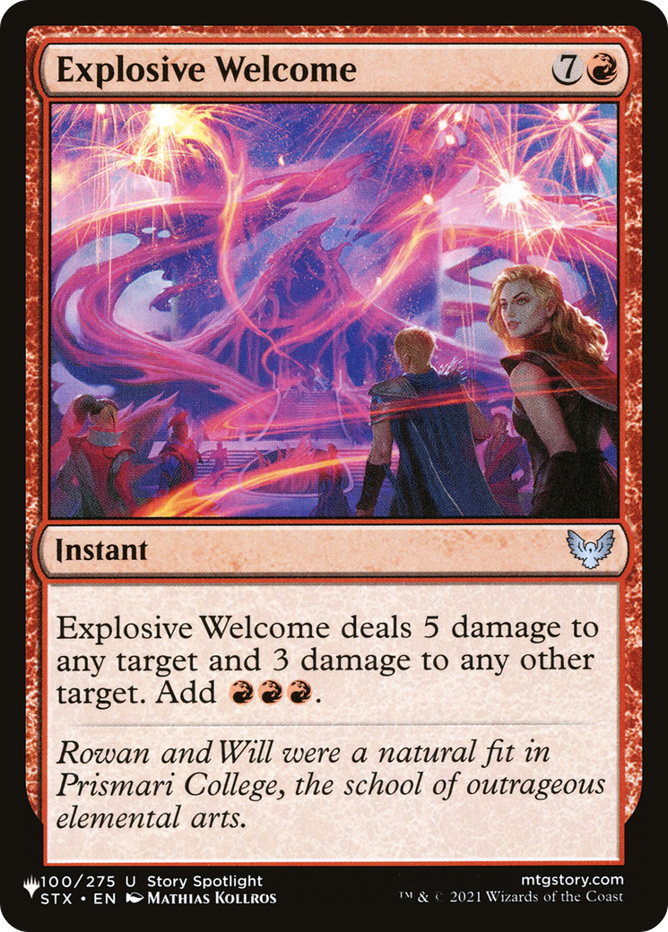 Explosive Welcome [The List Reprints] | Gear Gaming Fayetteville