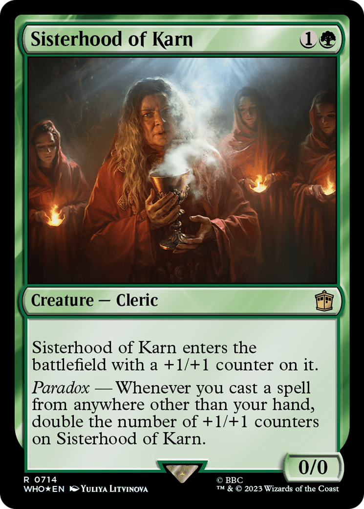 Sisterhood of Karn (Surge Foil) [Doctor Who] | Gear Gaming Fayetteville