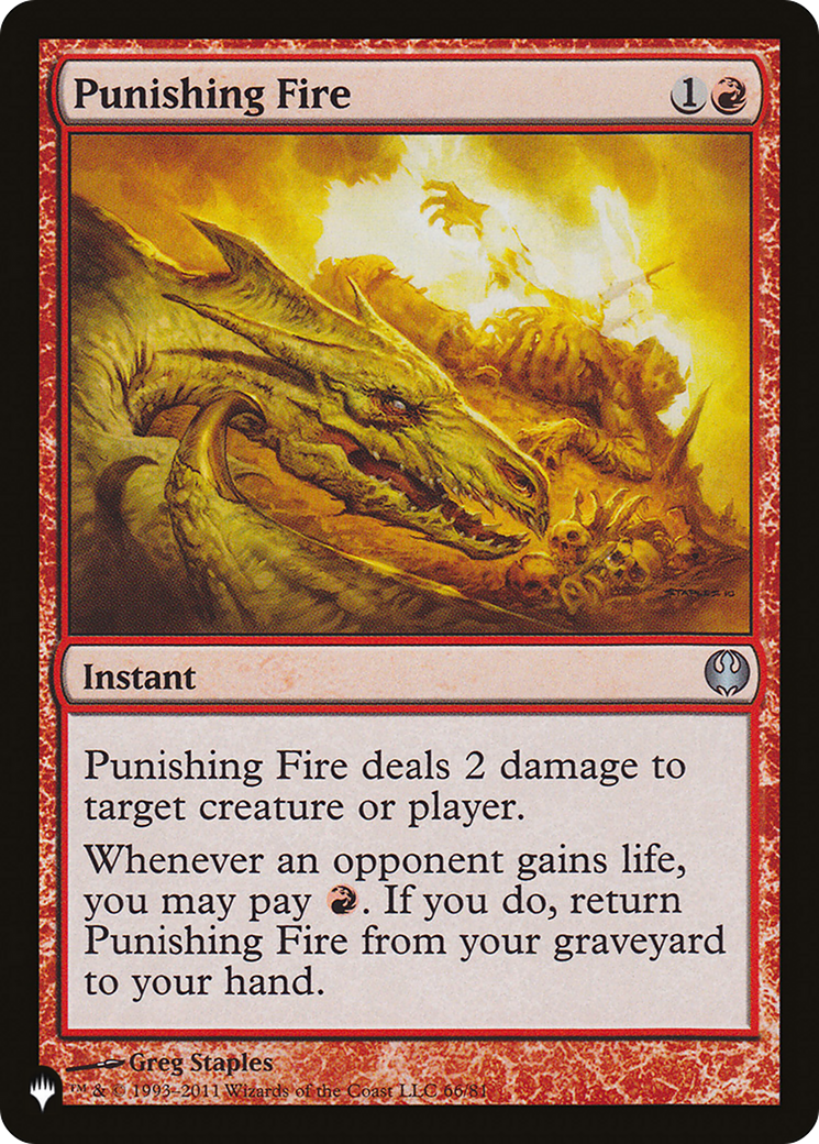 Punishing Fire [The List Reprints] | Gear Gaming Fayetteville