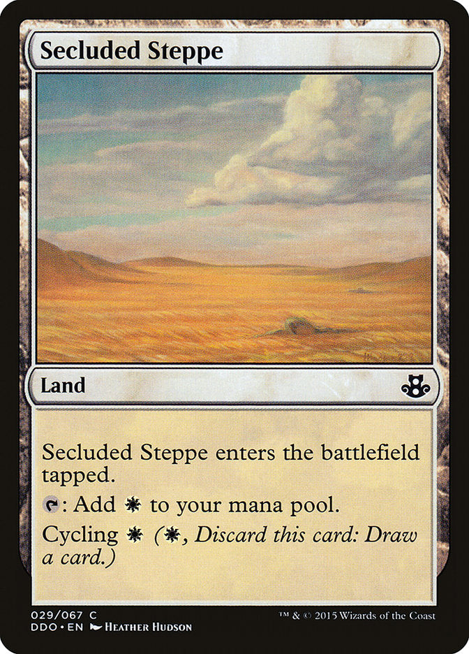 Secluded Steppe [Duel Decks: Elspeth vs. Kiora] | Gear Gaming Fayetteville