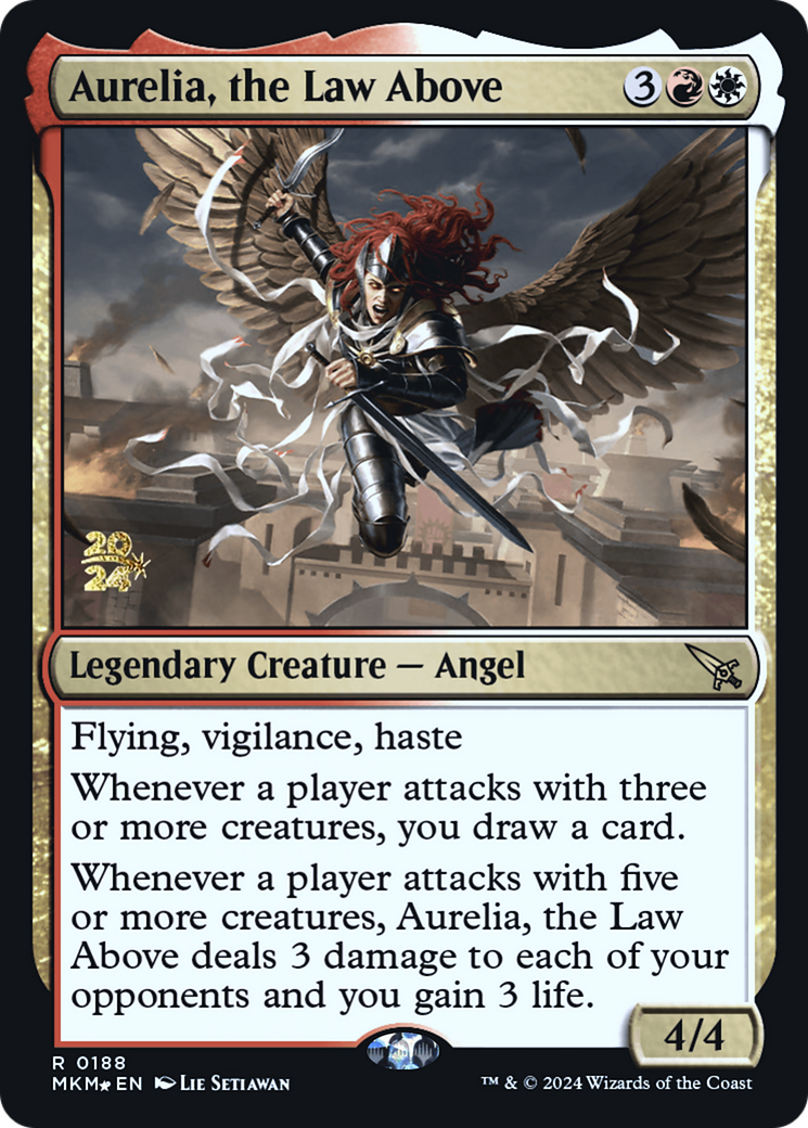 Aurelia, the Law Above [Murders at Karlov Manor Prerelease Promos] | Gear Gaming Fayetteville