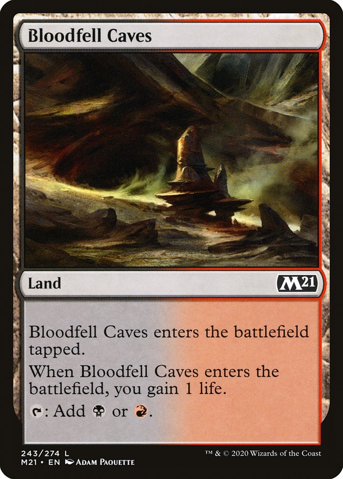 Bloodfell Caves [Core Set 2021] | Gear Gaming Fayetteville