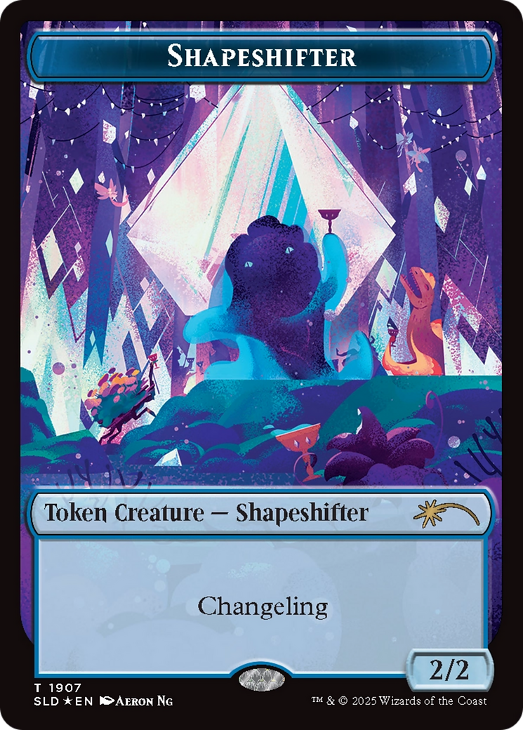 Shapeshifter Token (1907) (Double Rainbow Foil) [Secret Lair Drop Series] | Gear Gaming Fayetteville
