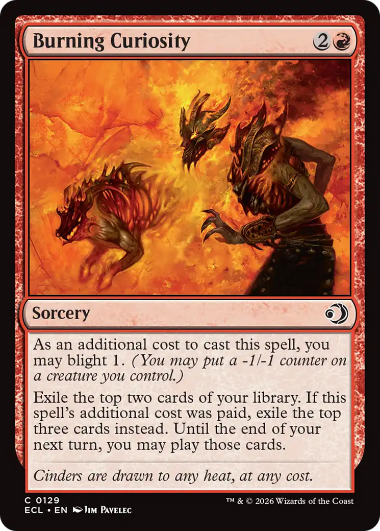 Burning Curiosity [Lorwyn Eclipsed] | Gear Gaming Fayetteville