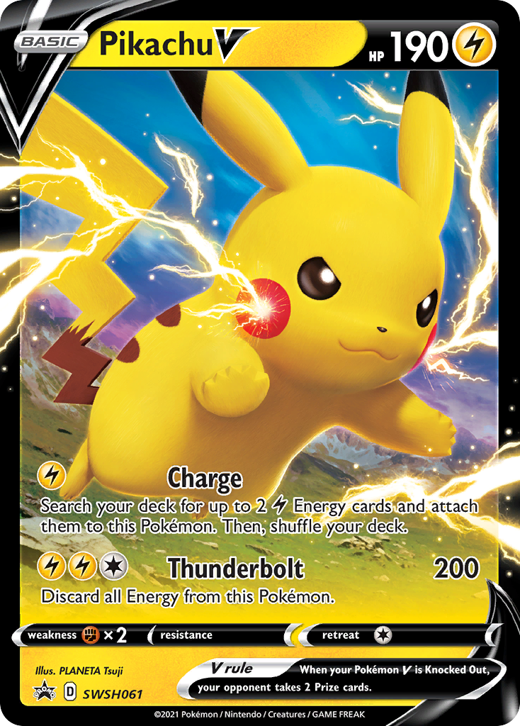 Pikachu V (SWSH061) [Sword & Shield: Black Star Promos] | Gear Gaming Fayetteville