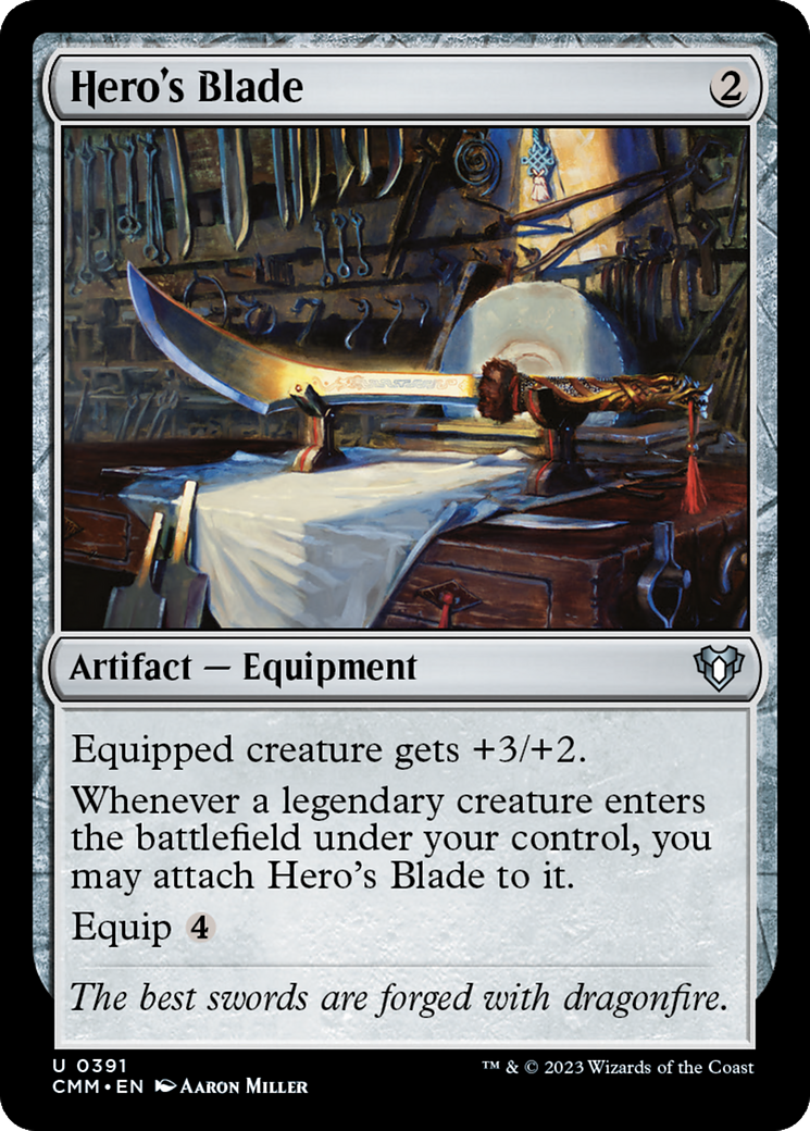 Hero's Blade [Commander Masters] | Gear Gaming Fayetteville