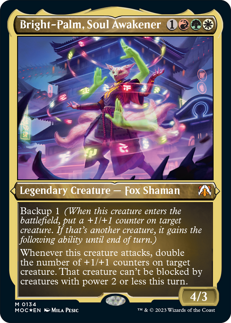 Bright-Palm, Soul Awakener (Display Commander) [March of the Machine Commander] | Gear Gaming Fayetteville