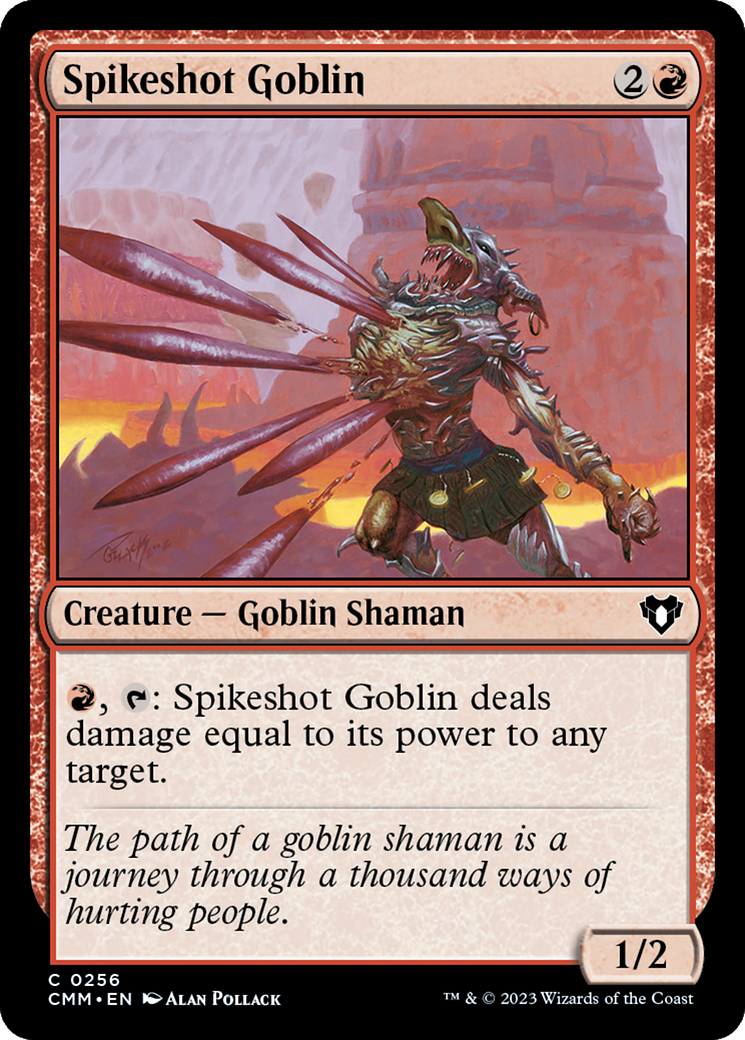 Spikeshot Goblin [Commander Masters] | Gear Gaming Fayetteville