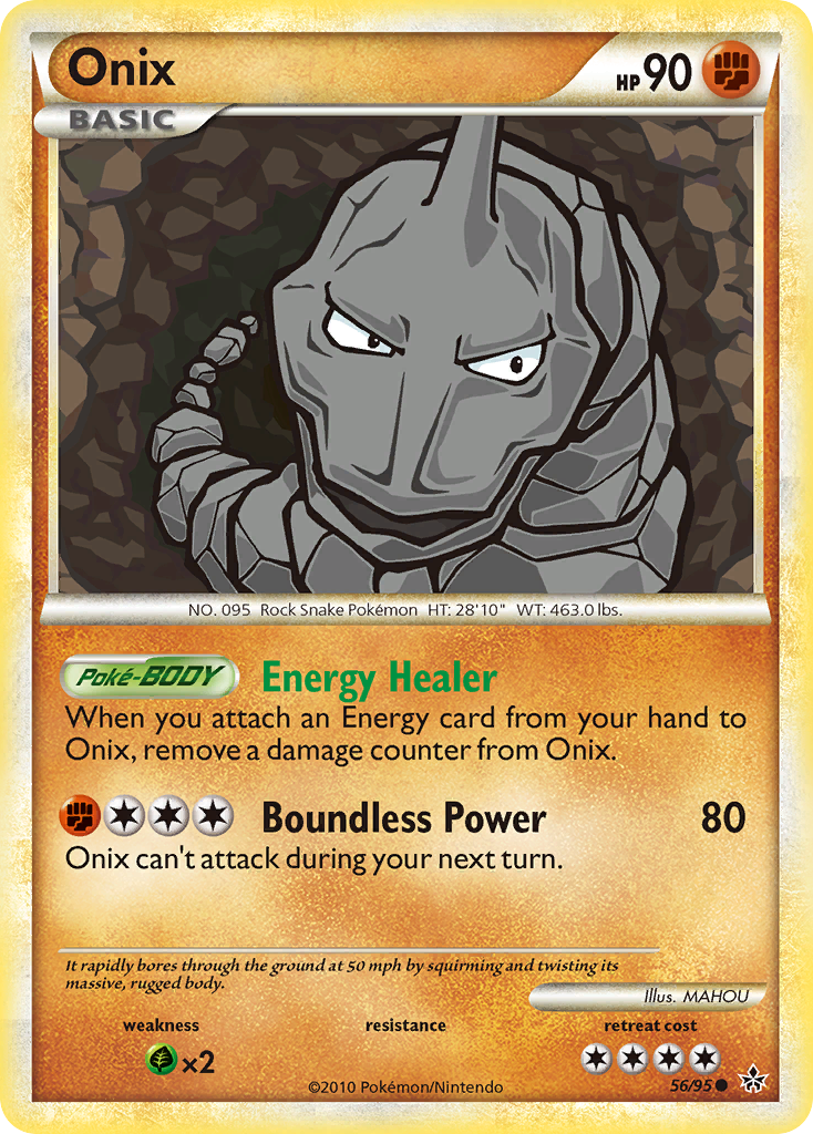Onix (56/95) [HeartGold & SoulSilver: Unleashed] | Gear Gaming Fayetteville