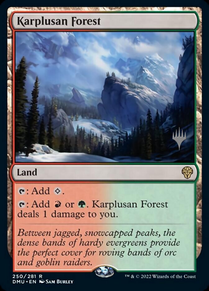 Karplusan Forest (Promo Pack) [Dominaria United Promos] | Gear Gaming Fayetteville