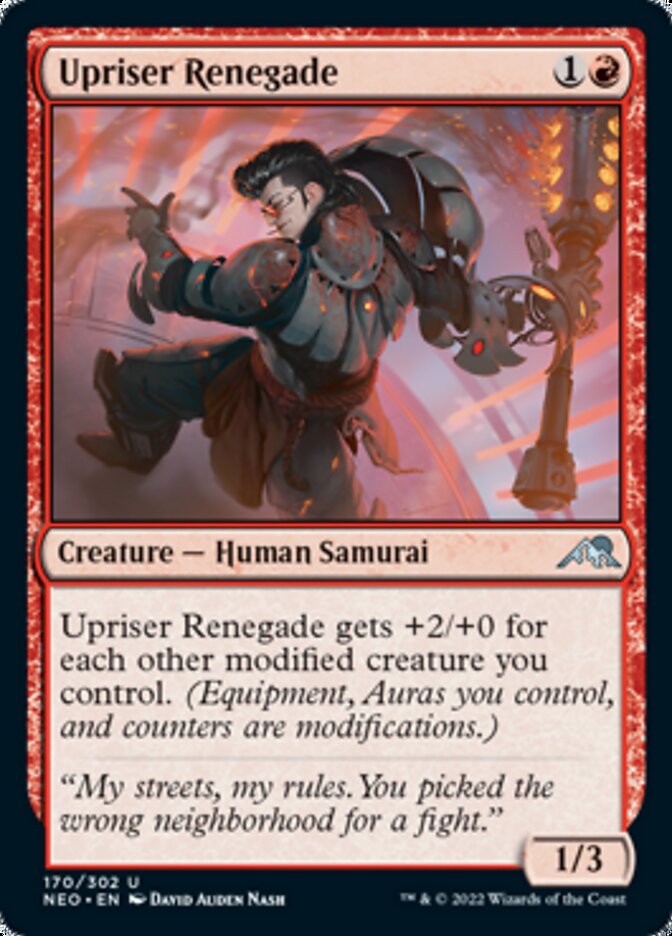 Upriser Renegade [Kamigawa: Neon Dynasty] | Gear Gaming Fayetteville