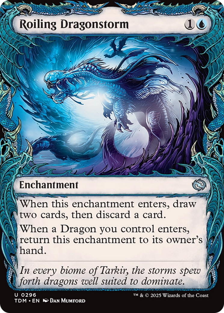 Roiling Dragonstorm (Showcase) [Tarkir: Dragonstorm] | Gear Gaming Fayetteville