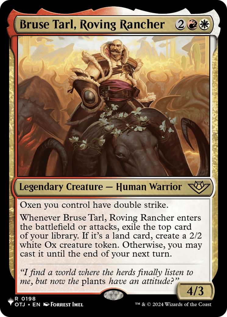 Bruse Tarl, Roving Rancher (OTJ) [The List] | Gear Gaming Fayetteville