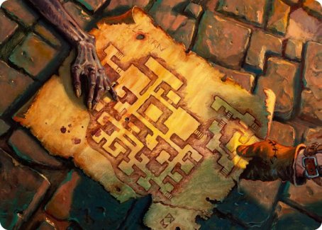 Dungeon Map Art Card [Dungeons & Dragons: Adventures in the Forgotten Realms Art Series] | Gear Gaming Fayetteville
