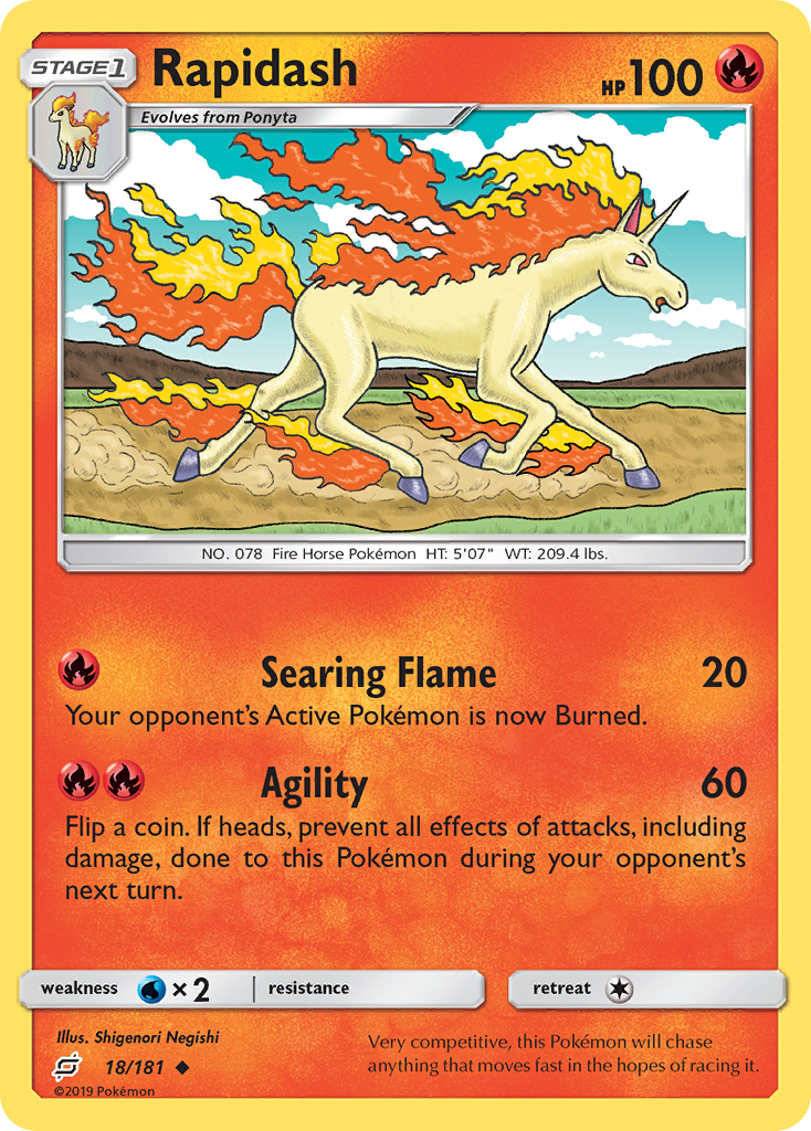 Rapidash (18/181) [Sun & Moon: Team Up] | Gear Gaming Fayetteville