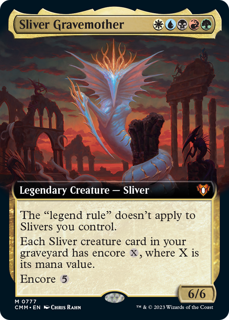 Sliver Gravemother (Extended Art) [Commander Masters] | Gear Gaming Fayetteville