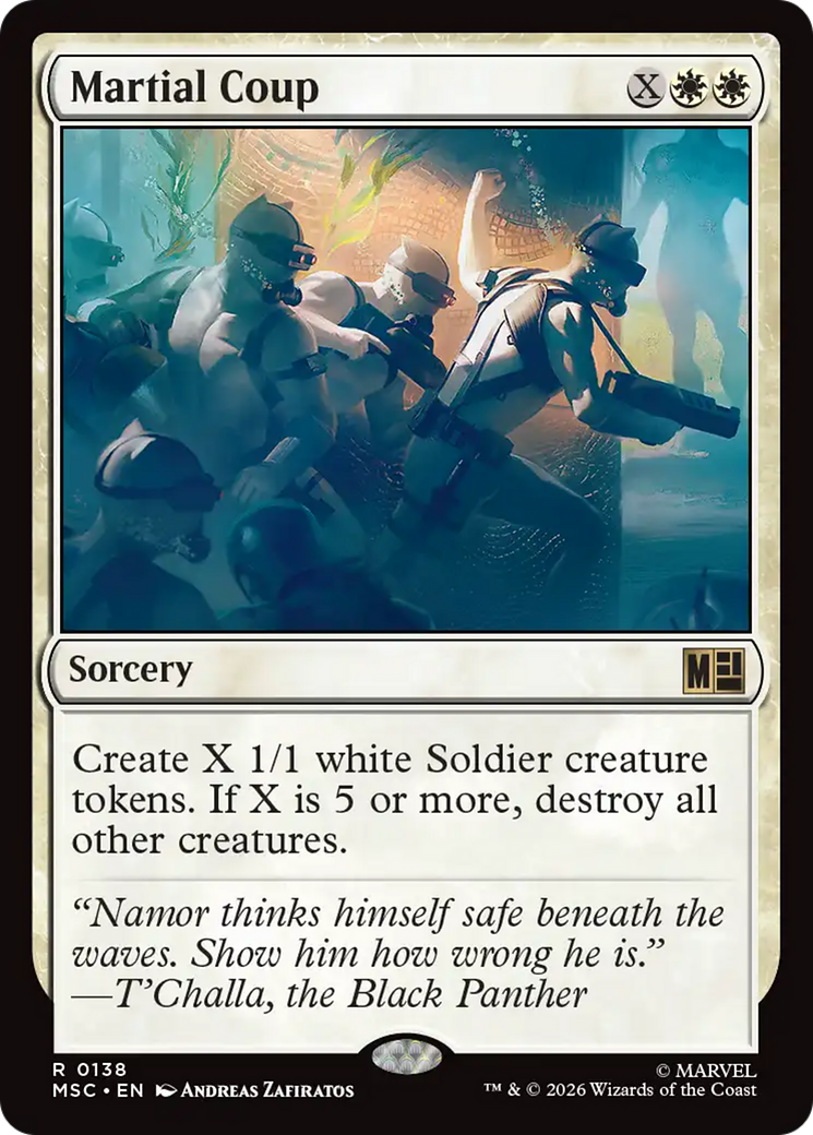 Martial Coup (Surge Foil) [Marvel Super Heroes Commander] | Gear Gaming Fayetteville