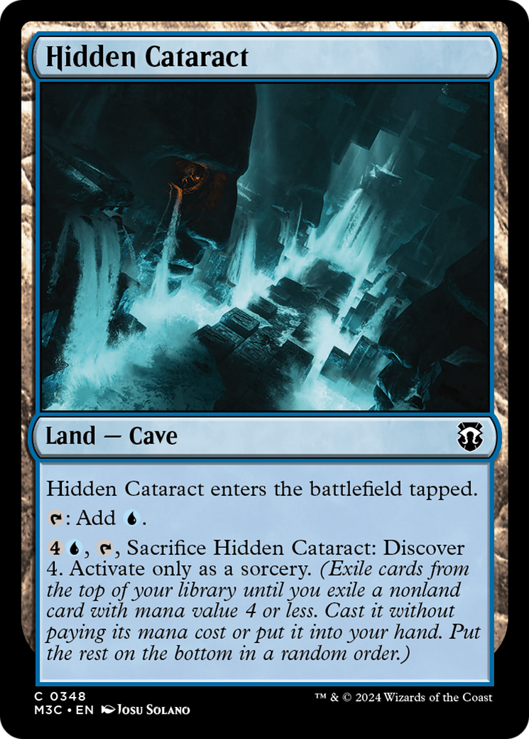 Hidden Cataract (Ripple Foil) [Modern Horizons 3 Commander] | Gear Gaming Fayetteville