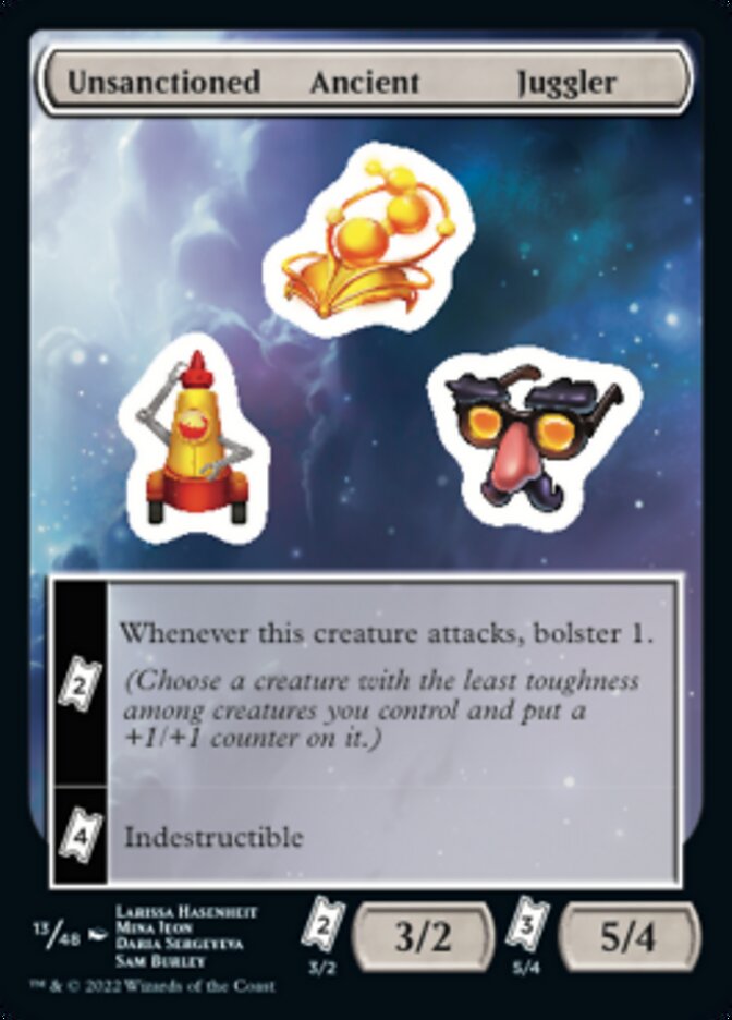 Unsanctioned Ancient Juggler [Unfinity Stickers] | Gear Gaming Fayetteville