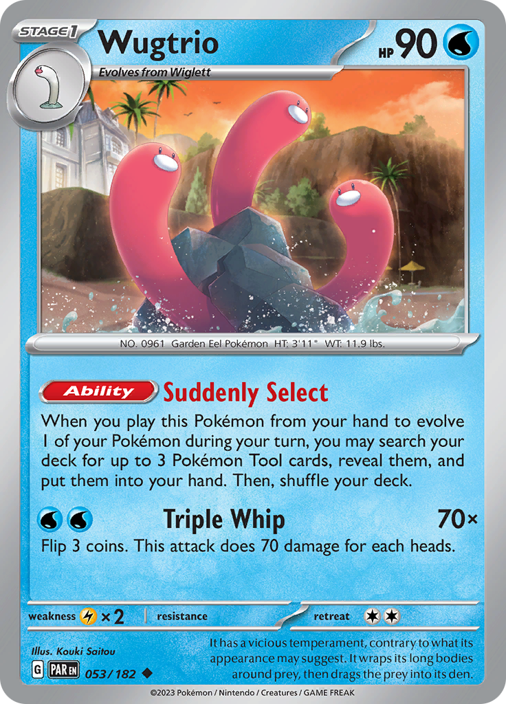 Wugtrio (053/182) [Scarlet & Violet: Paradox Rift] | Gear Gaming Fayetteville