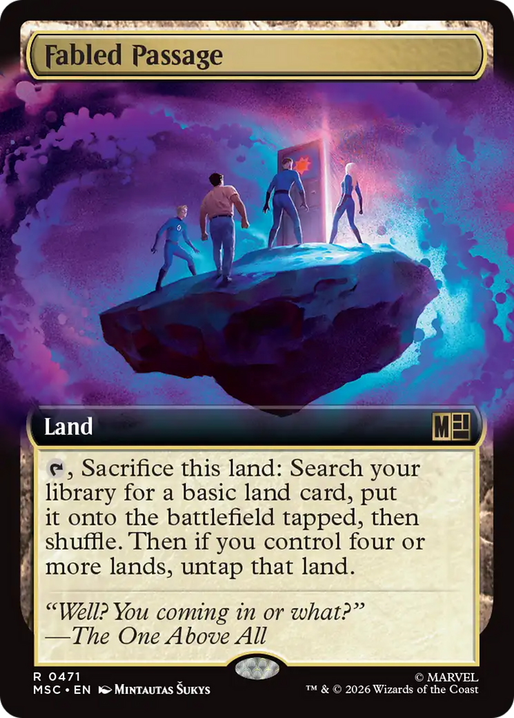 Fabled Passage (Extended Art) [Marvel Super Heroes Commander] | Gear Gaming Fayetteville