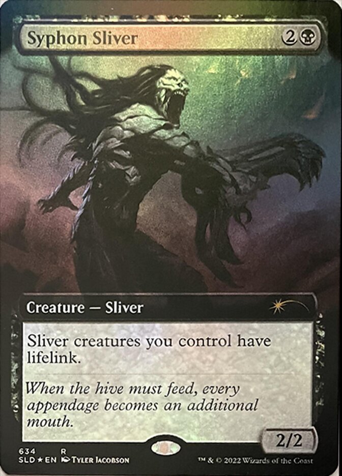 Syphon Sliver (Extended Art) [Secret Lair Drop Promos] | Gear Gaming Fayetteville