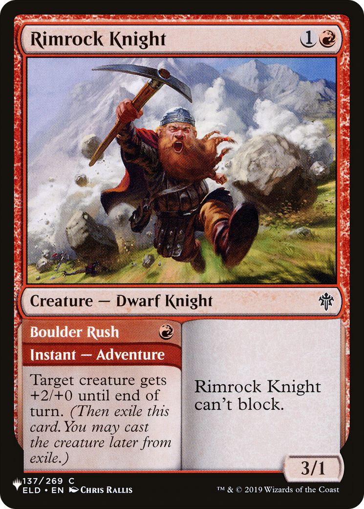 Rimrock Knight [The List Reprints] | Gear Gaming Fayetteville