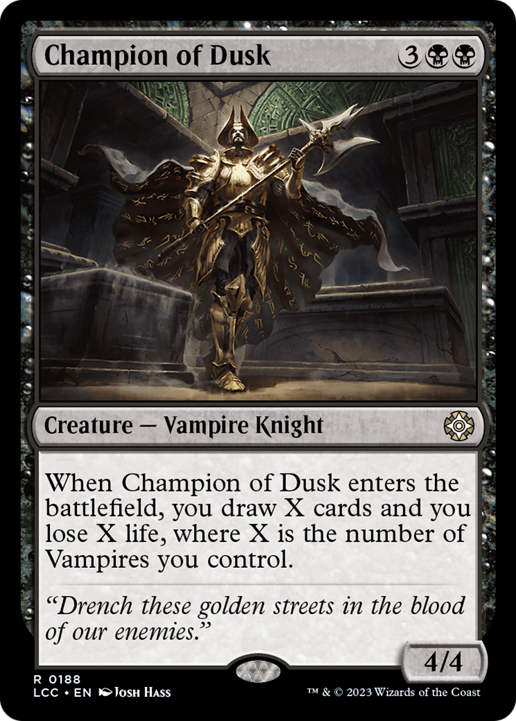 Champion of Dusk [The Lost Caverns of Ixalan Commander] | Gear Gaming Fayetteville