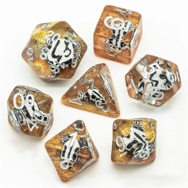 Desert Bull Skull 7pcs Dice Set | Gear Gaming Fayetteville