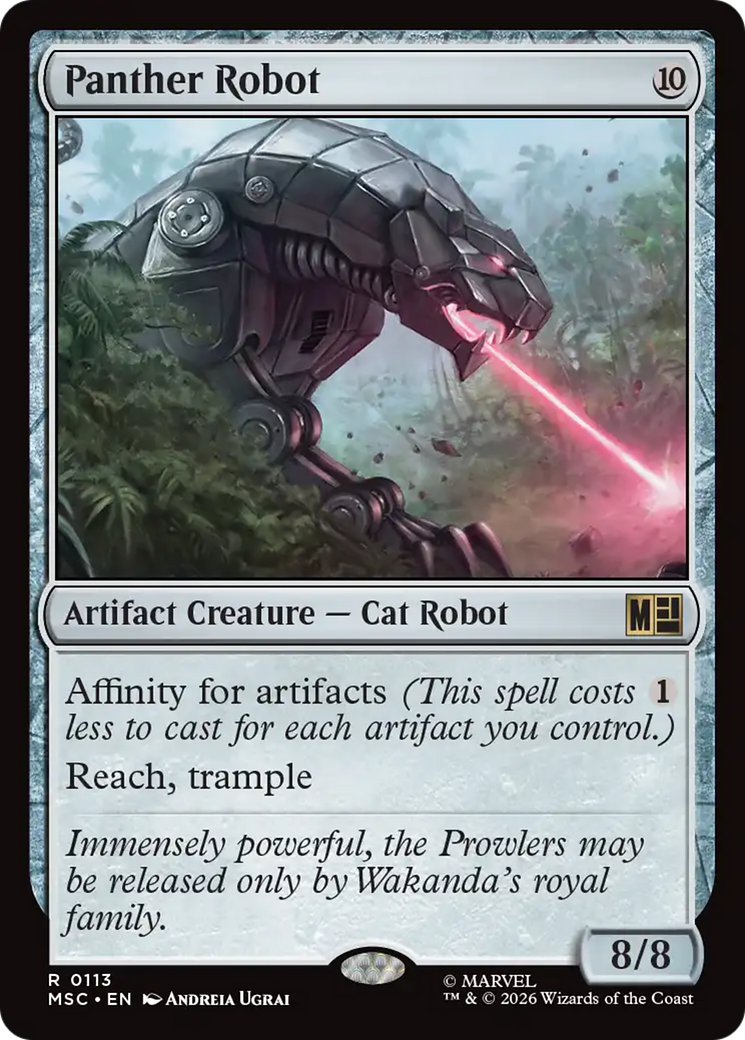 Panther Robot (Surge Foil) [Marvel Super Heroes Commander] | Gear Gaming Fayetteville