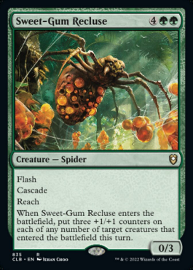 Sweet-Gum Recluse [Commander Legends: Battle for Baldur's Gate] | Gear Gaming Fayetteville