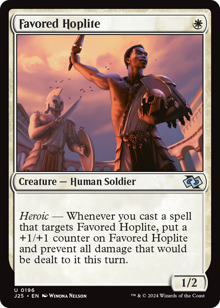 Favored Hoplite [Foundations Jumpstart] | Gear Gaming Fayetteville