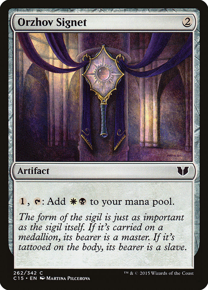 Orzhov Signet [Commander 2015] | Gear Gaming Fayetteville