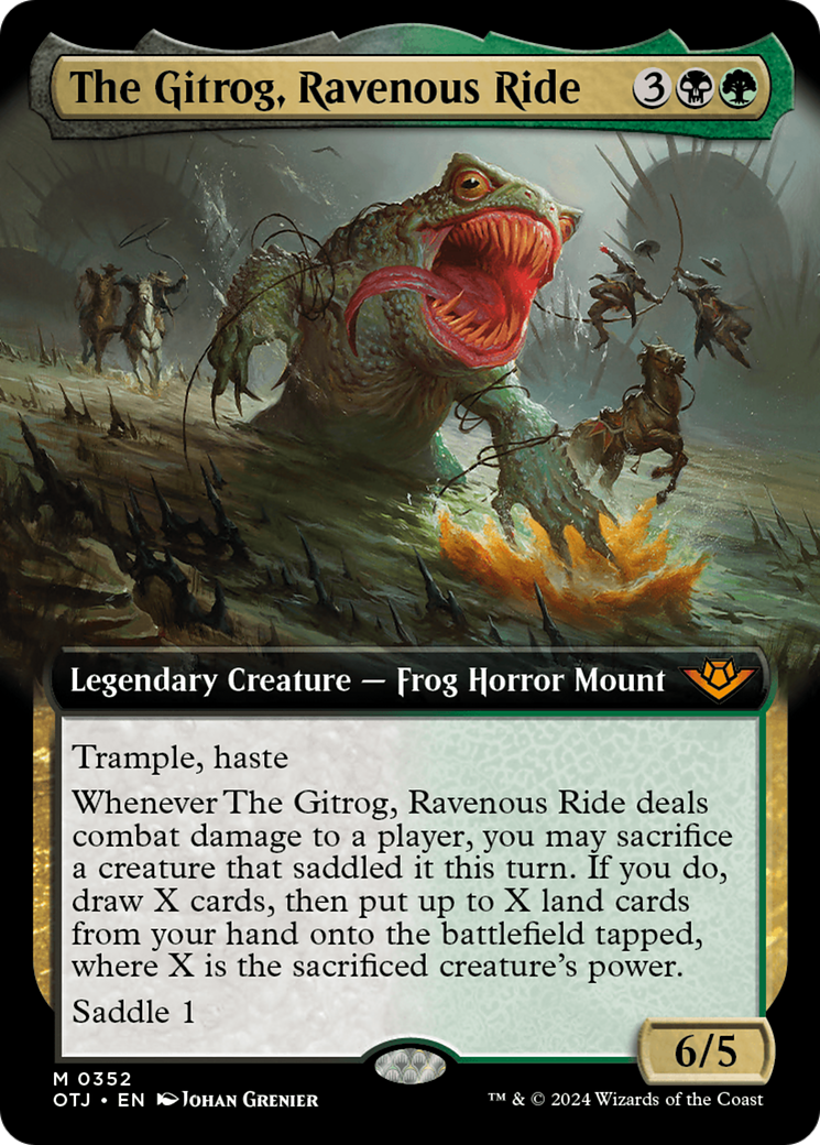 The Gitrog, Ravenous Ride (Extended Art) [Outlaws of Thunder Junction] | Gear Gaming Fayetteville