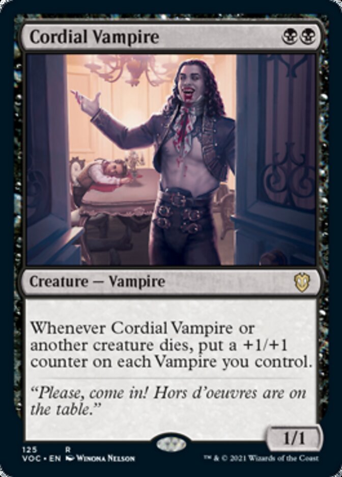 Cordial Vampire [Innistrad: Crimson Vow Commander] | Gear Gaming Fayetteville