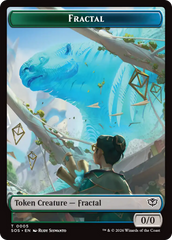 Fractal (0005) // Pest (0009) Double-Sided Token [Secrets of Strixhaven Tokens] | Gear Gaming Fayetteville