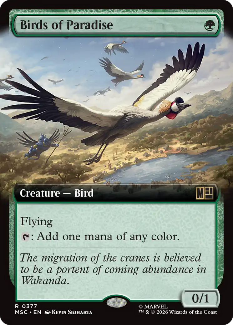 Birds of Paradise (Extended Art) [Marvel Super Heroes Commander] | Gear Gaming Fayetteville
