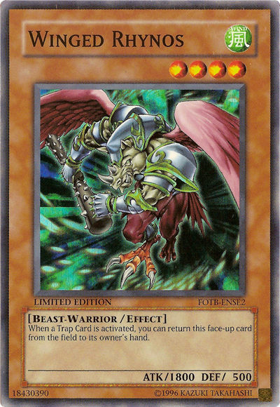 Winged Rhynos [FOTB-ENSE2] Super Rare | Gear Gaming Fayetteville