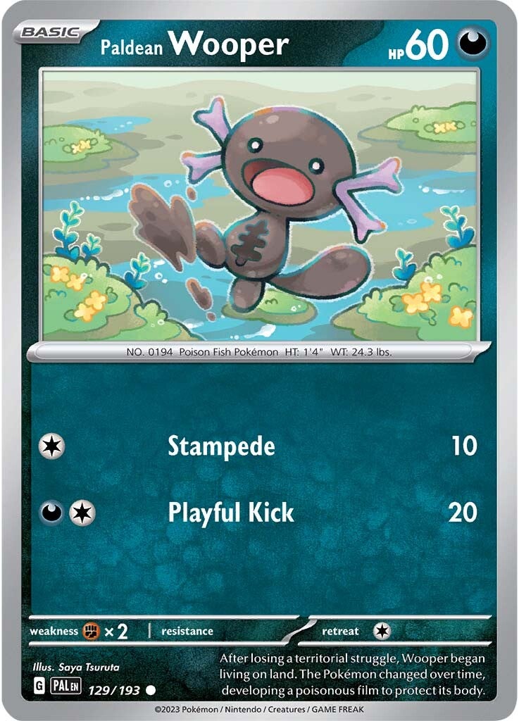 Paldean Wooper (129/193) [Scarlet & Violet: Paldea Evolved] | Gear Gaming Fayetteville