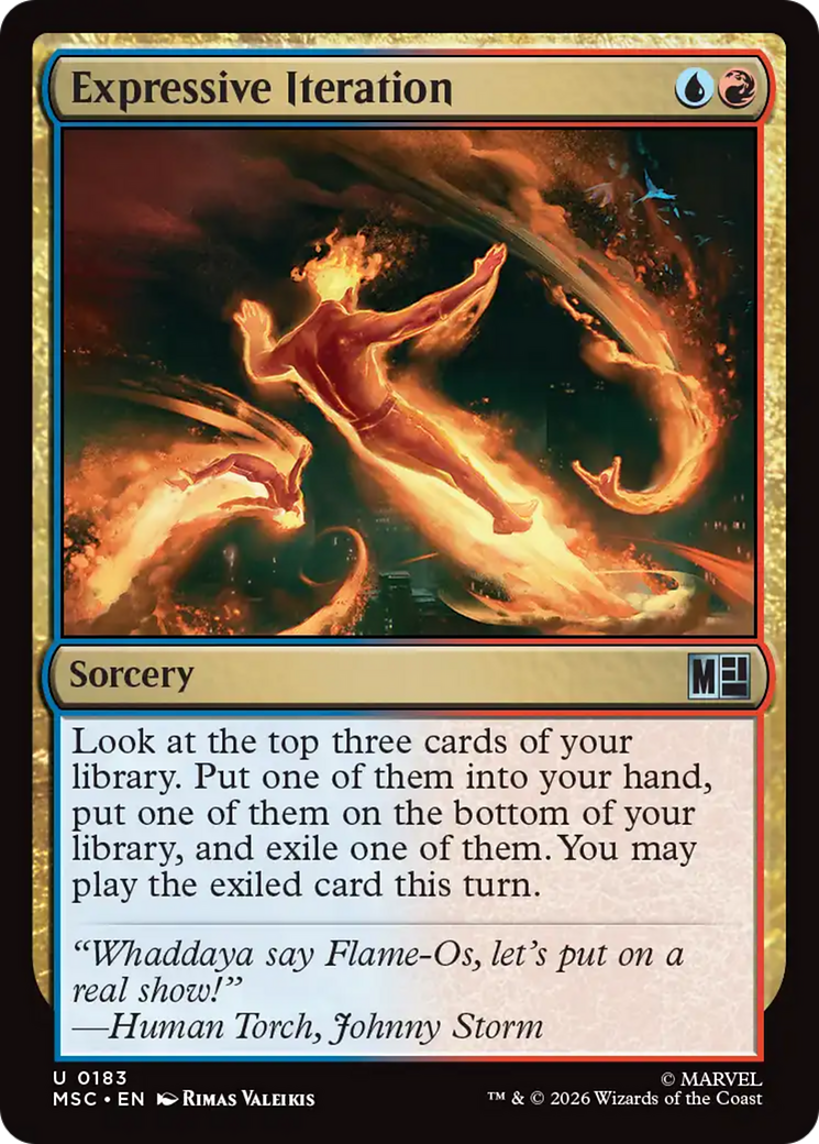 Expressive Iteration (Surge Foil) [Marvel Super Heroes Commander] | Gear Gaming Fayetteville