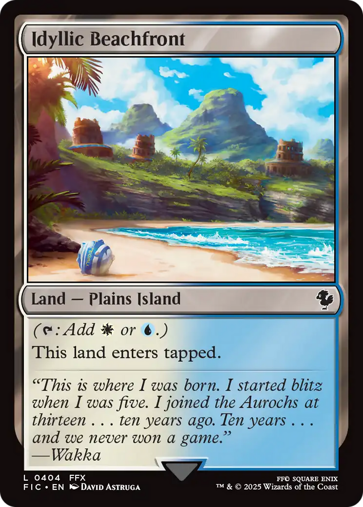 Idyllic Beachfront [FINAL FANTASY Commander] | Gear Gaming Fayetteville