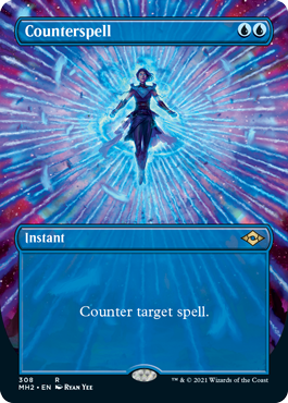Counterspell (Borderless Alternate Art) [Modern Horizons 2] | Gear Gaming Fayetteville