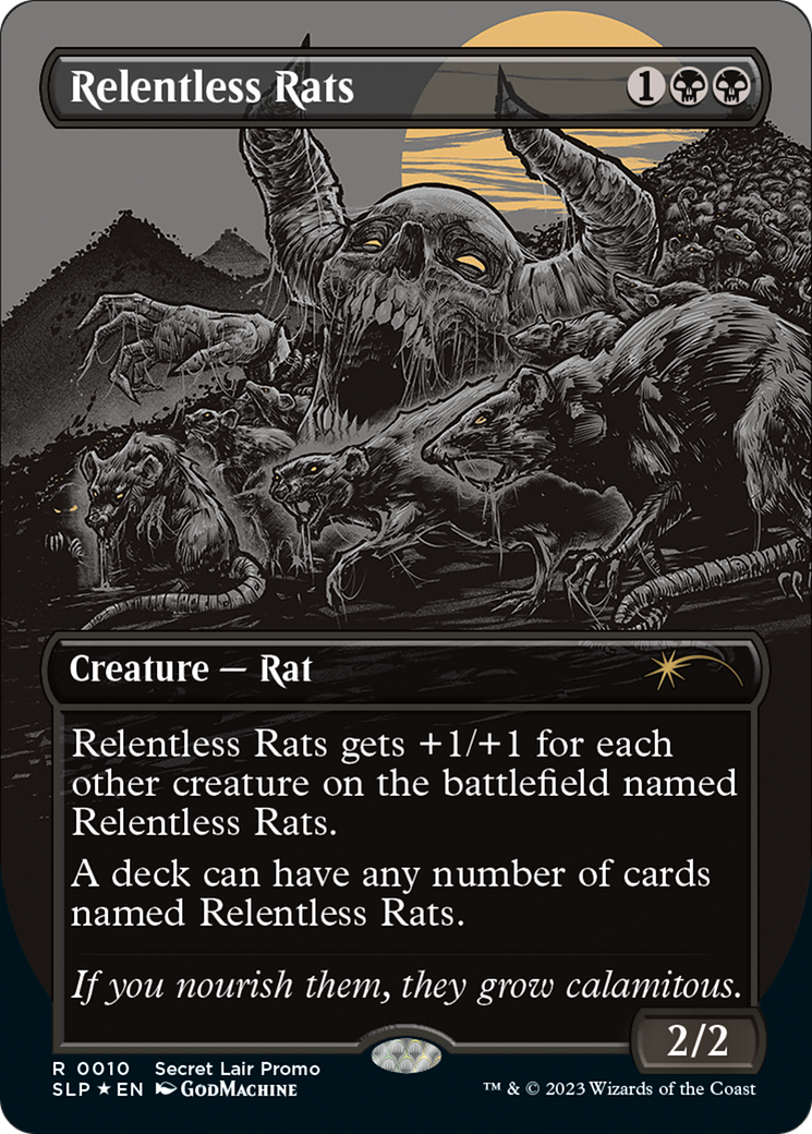 Relentless Rats (Borderless) [Secret Lair Showdown] | Gear Gaming Fayetteville